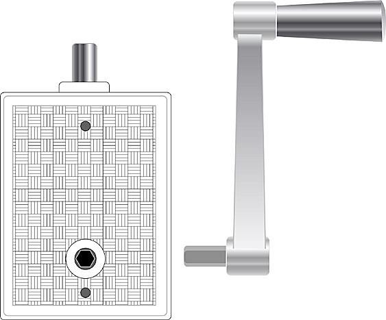 Produktbilde for WIREBOKS M/SVEIV PR. SETT KUN SVEIV, delenummer 33800