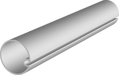 Produktbilde for DUKRØR ALU. 42 MM PR. METER L: 6 M PAKKE Á 6 STK. M/KAPPETILEGG PR.METER, delenummer 10500 10500K