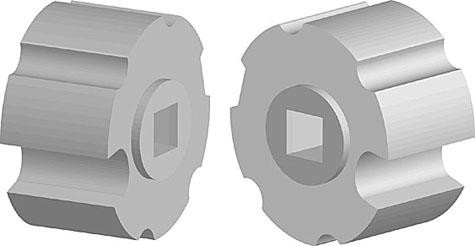 Produktbilde for ENDETAPPER ALUMINIUM 70 MM TIL KOBLINGSETT PR. PAR, delenummer 54615