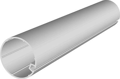Produktbilde for DUKRØR ALUMINIUM 50 MM TIL MOTOR PR. METER L: 7 M M/KAPPETILEGG PR.METER, delenummer 10510 10510K