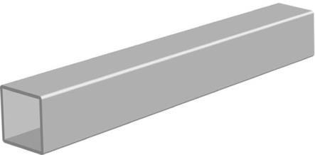 Produktbilde for FIRKANTRØR STÅL 40 X 40 MM PR. METER L: 4 – 5 – 6 – 7 OG 8 M. M/KAPPETILEGG PR.METER, delenummer 50550 50550K