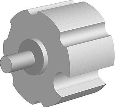 Produktbilde for RUND ENDETAPP PLAST 70 MM PR. STK., delenummer 55301