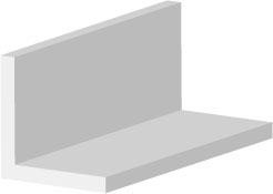 Produktbilde for AL-VINKEL INNLEGG 40X40X5 INNLEGG TIL 40 MM STØTTELAGER OG RULLELAGER. PR. STK, delenummer 58001