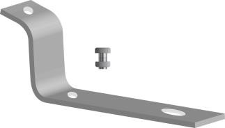 Produktbilde for SKRÅBESLAG M/ 1 STK. SKRUE M10X20 OG MUTTER MIDTMÅL: 3-4 CM PR. STK, delenummer 58202